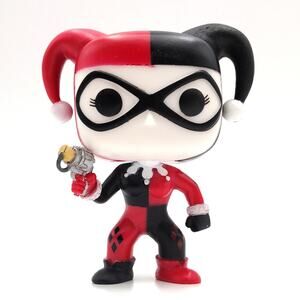 Funko POP! Heroes #34 DC Comics Harley Quinn Vinyl Figure with Toy Cork Gun